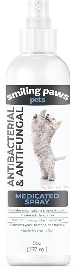 Advanced Chlorhexidine & Ketoconazole Spray for Cats & Dogs Spray 8oz