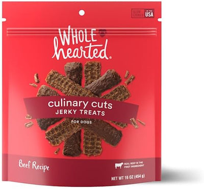 WholeHearted by Petco Culinary Cuts Beef Recipe Jerky Dog Treats 16 oz.