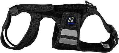 Coodeo Dog Back Brace for Dogs Arthritis, Pet Back Bracer for IVDD, Back Protector Helps Pain Relief, Surgical Recovery and Rehabilitation, Dogs Back Disease Prevention. (Black,XX-Large)