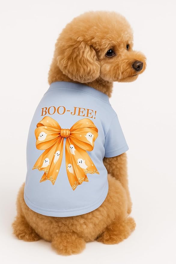 Everything Chic Luxury Designer Dog T Shirt – Cute Puppy Clothes for Small Dogs, Fashion Pet Tee Outfit for French Bulldogs & Chihuahuas, Everything Chic Dog Apparel BOOJEE Medium