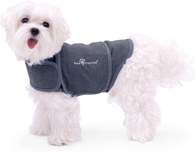 Paw Inspired Dog Anxiety Vest, Calming Thunder Jacket for Dogs, Soothing Compression Vest for Thunderstorms, Fireworks, Travel, Separation Anxiety (XS)