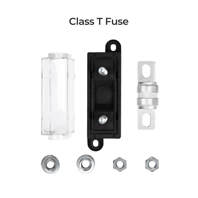 Renogy 350A Class T Fuse Holder 250V AC/DC Fuse Block for Inverter and High- Power Appliances in Marine Boats, Cars, Trucks, RVs