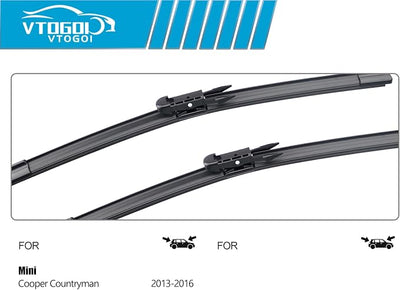 OEM Windshield Wiper Blades Replacement for BWM Mini Cooper Countryman 2011 2012 2013 2014 2015 2016, All Weather Original Factory Quality Front & Rear Wipers Set 20 "+19"+10" (Pack of 3)