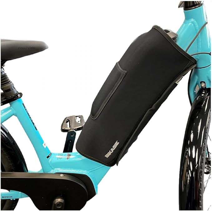 BiKase E-Bike Battery Cover Neoprene Electric Bicycle Battery Cover for Outdoor Riding, Transporting on Car Rack, eBike Battery Cover for Isolating Battery, Waterproof, Dirt Resistant