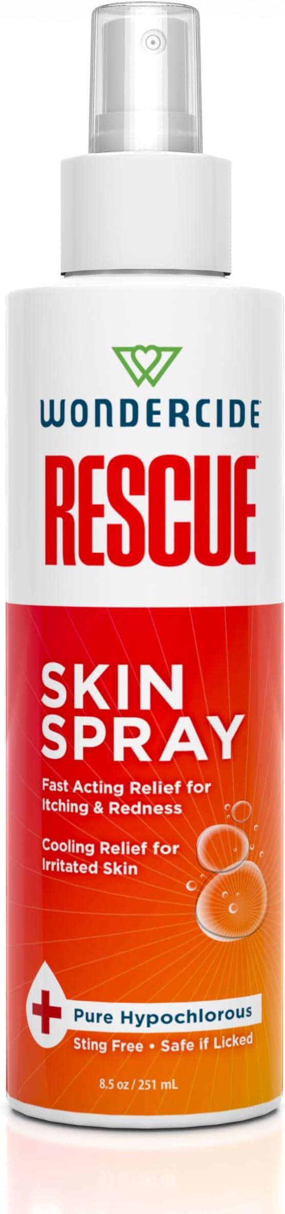 Rescue - Skin Spray for Pets - Allergy Care, Rash, Redness, and Itch Relief for Dogs and Cats with Pure Hypochlorous - 8.5 oz