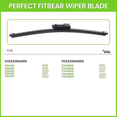 PARRATI® 15 Inch Rear Wiper Blade Replacement for 2018-2022 VW Tiguan/2019-2023 Touareg,All-Season Windshield Wiper(15-G)