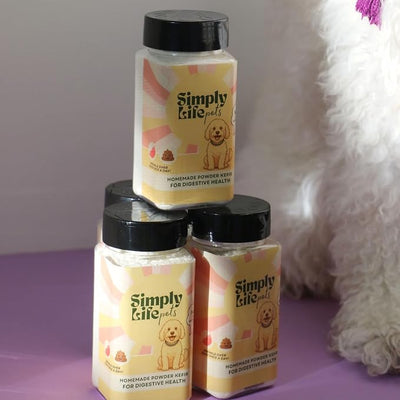 Simply Life Pets Kefir Powder Probiotic for Dogs, Freeze-Dried – Natural Digestive & Immune Support (1oz)