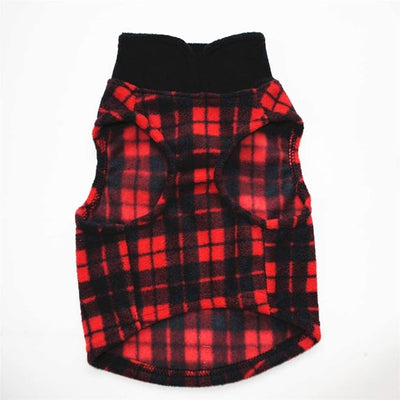 Dog Sweater, Soft Fleece Vest with Leash Ring Pullover Jacket Winter Pet Dog Clothes for Puppy Small Dog Cat Teddy Chihuahua Yorkshire for Christmas (Red, L)