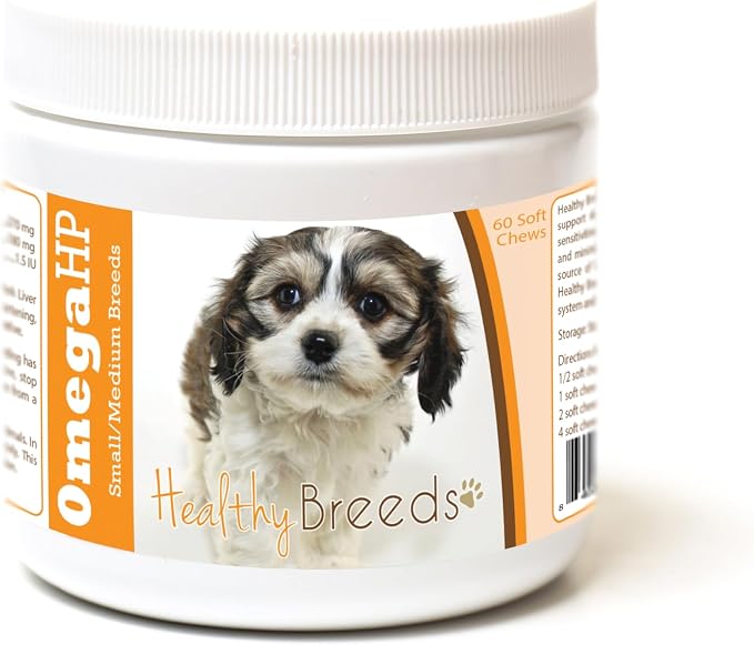 Cavachon Omega HP Fatty Acid Skin and Coat Support Soft Chews 60 Count