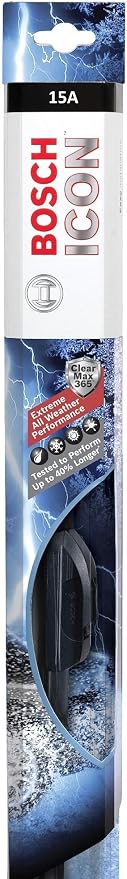 BOSCH 15A ICON Premium Beam Wiper Blade; 15" - Single