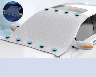 Car Snow Cover Windshield for Hevrolet Trailblazer, Snow Cover for Car Front Windshield Thickened Winter Magnetic Windshield Frost Cover Anti Frost Ice Snow,A 145 * 113