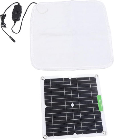 Heated Blanket, 50W 12V High Efficiency Rapid Heating Portable Heated Blanket, Solar Heating with Secure Battery Box for Car, Outdoor, Camping, RV, Boat