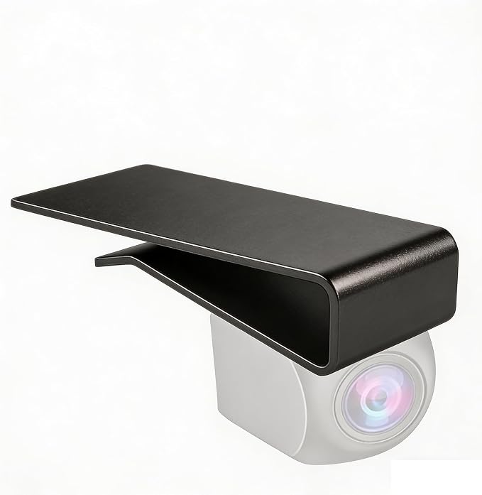 Cnveuvc Rear Window Dash Cam Mount, Metal Slide-Down Vehicle Clip Bracket
