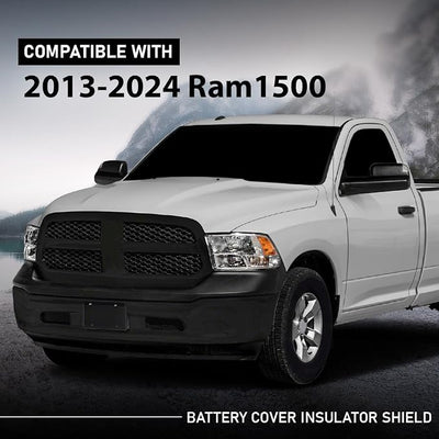 G-PLUS Battery Cover Insulator Shield Fit Dodge Ram 1500 2013-2024 | Black Battery Shield 5033397AE