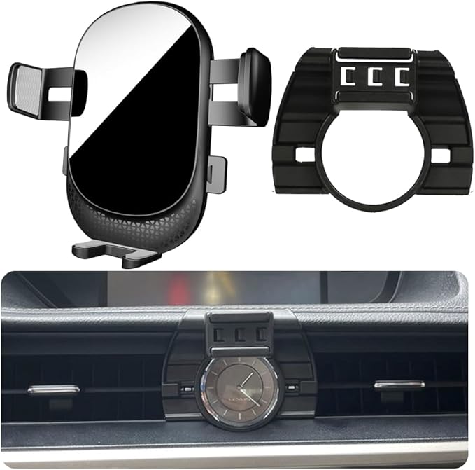Car Phone Holder for Lexus ES Auto Accessories [Only for 2013-2018 Lexus ES 300h / ES 350] [Auto Lock Hands Free Cell Phone Mount Car fits for iPhone & All Smartphones]