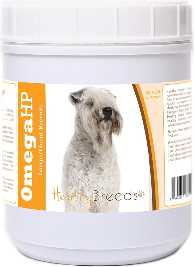 Soft Coated Wheaten Terrier Omega HP Fatty Acid Skin and Coat Support Soft Chews 90 Count