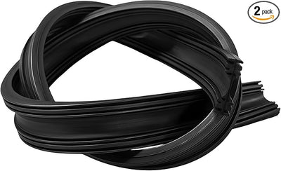 Sun Walker 2 PCS Wiper Blade Refills, 28 Inch Adjustable Size Boneless Windshield Wiper Blade Strips, Rubber Refills for Replacement Front & Rear Windscreen Wipers, Car Accessories