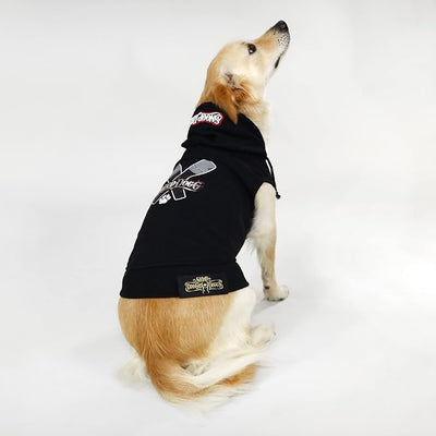 Snoop Doggie Doggs Deluxe Pet Hoodie, Mic Drop, X-Large