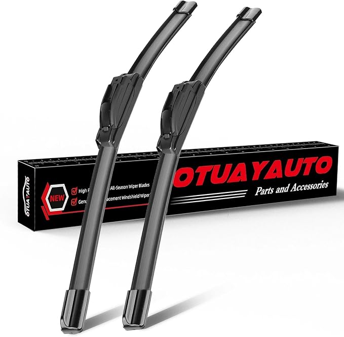 OTUAYAUTO 26"+20" Windshield Wiper Blades Replacement for Toyota Highlander 2008-2019 Camry 2018-2023, Dodge Grand Caravan Chrysler Pacifica Town & Country 2008-2023 U/J Hook Front Wipers (Pack of 2)