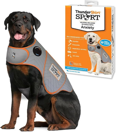 ThunderShirt for Dogs, XX Large, Platinum Sport - Dog Anxiety Relief Calming Vest