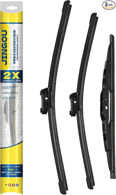 3 Wiper Blades Sets,Compatible with Chevrolet Trax Buick Encore 2013-2022,Automotive Replacement Windshield Wiper Blade - 26"/14"/10" (Set of 3) Top Lock