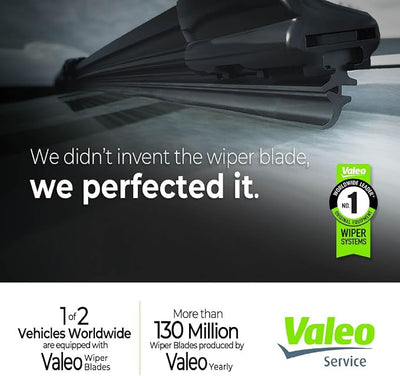 Valeo 178507 Silencio Visioblade Windshield Wiper Blade Set Compatible with Select Mercedes-Benz R231 Models, Unheated 26/22 inch Pack of 2 Premium OEM Wipers, Replacement Windshield Wipers