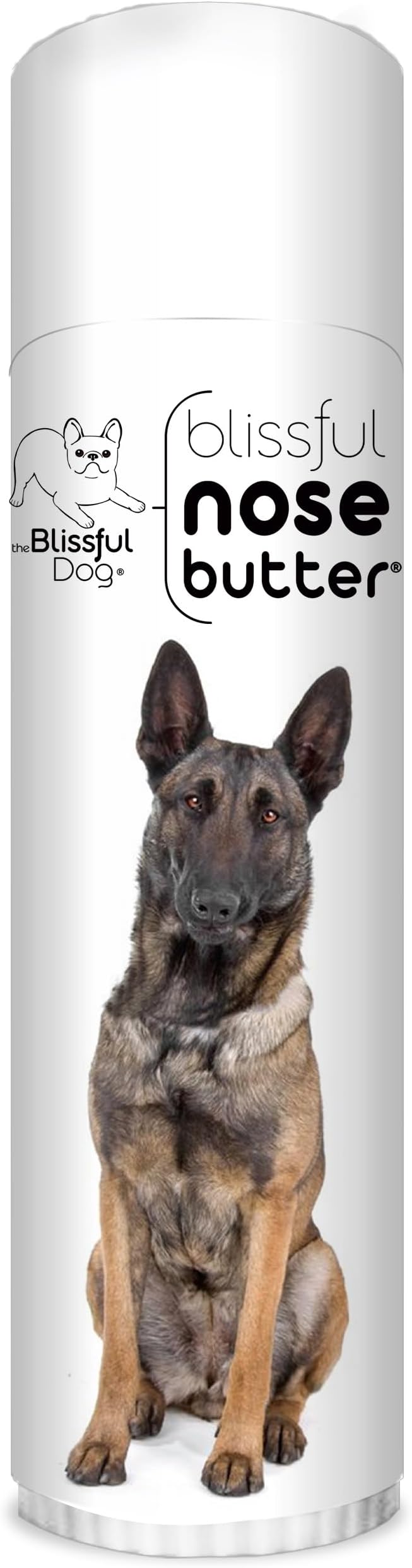 Belgian Malinois Nose Butter for Dry, Cracked Skin, Lick-Safe Dog Nose Balm with Moisturizing Shea Butter, Almond, Olive, and Essential Oils, Pet Supplies, Uncented, 0.50 oz.