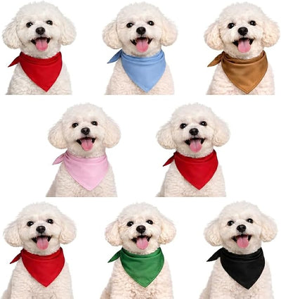 Petitebella Single Color Pet Bandana (Brown, Large)