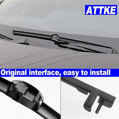 2 Wipers 26" + 26" Front Windscreen Wiper Blades for Mercedes W211 E Class 2003-2009 SL Class SL500 SL55 SL550 SL600 2003-2012 C219 CLS Class 2006-2011 OE Original Quality (Pack of 2)