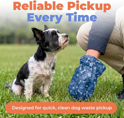 Best Pet Supplies Dog Poop Bags for Waste Refuse Cleanup, Doggy Roll Replacements for Outdoor Puppy Walking and Travel, Leak Proof and Tear Resistant, Thick Plastic - Assorted 2, 150 Bags