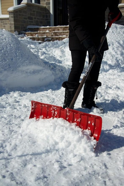 Garant NPP26KD Nordic 26-Inch Poly Blade Snow Pusher-Red