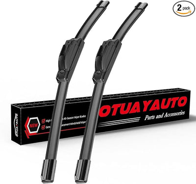 OTUAYAUTO Windshield Wiper Blades Replacement for Jeep Grand Cherokee Dodge Durango 2011-2023, Honda Pilot 2009-2015 All-Extreme Weather Performance Quiet No Trace Window Wipers 22"+21" (Pack of 2)