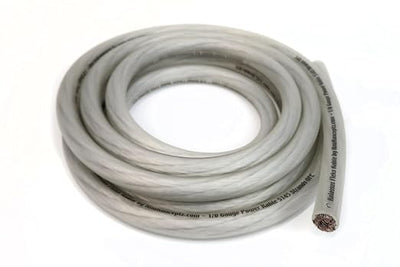 KnuKonceptz Kolossus Flex Kable OFC 0 Gauge Power Wire Copper Cable (Silver, 5 Feet)