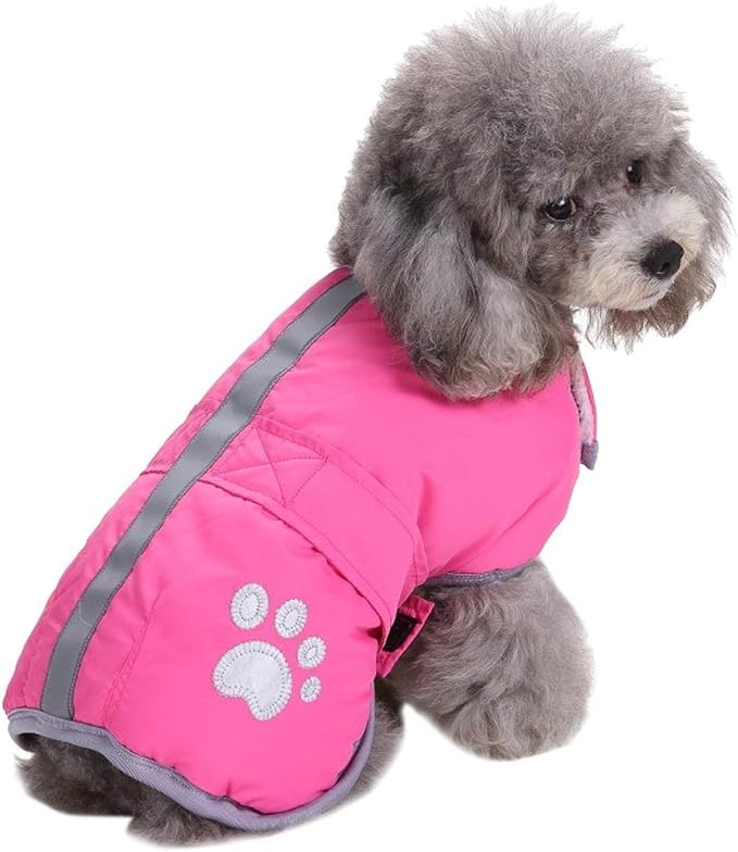 Cold Weather Dog Coats Loft Reversible Winter Fleece Dog Vest Waterproof Pet Jacket Available in Extra Small, Small, Medium, Large Extra Large Sizes