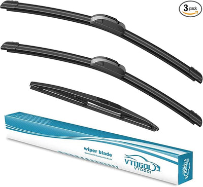 OEM Windshield Wiper Blades Replacement for Honda Passport 2019 2020 2021 2022 2023 2024 2025, All Weather Original Factory Quality Front & Rear Wipers Set 26"+24"+16" (Pack of 3)