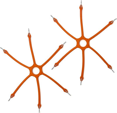 0218 Semi Truck Snow Chain Rubber Adjuster Spider Bungee - Heavy-Duty Tire Chain Tensioner - Set of 2 | Mamson Tech