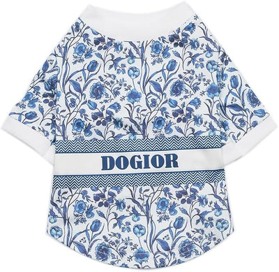 Luxury Designer Dog T Shirt – Cute Puppy Clothes for Small Dogs, Fashion Pet Tee Outfit for French Bulldogs & Chihuahuas, Everything Chic Dog Apparel