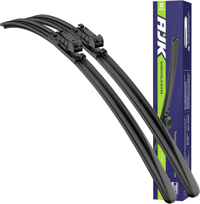 AJK Front Windshield Wipers for Lincoln MKZ 2013-2020 (22"+20") | All-Weather OEM Quality Automotive Replacement Wiper Blades for My Car – Driver and Passenger Side Windows