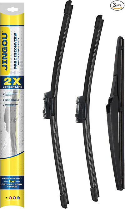 3 Wiper Blades Sets,Compatible with Toyota Prius 2016-2023,Automotive Replacement Windshield Wiper Blade - 28"/16"/16" (Set of 3) Top Lock
