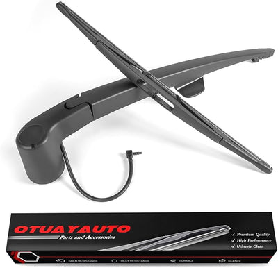 Rear Windshield Wiper Arm Blade Set, Replacement for Chevrolet Trailblazer, GMC Envoy 2007-2009, Buick Rainier 2006-2007 - OTUAYAUTO Factory OEM Style 15232653