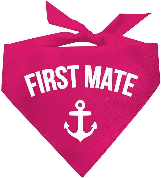 First Mate Dog Bandana (Hot Pink, OS 264)