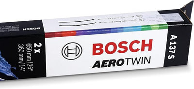 BOSCH 3397014137 AeroTwin Wiper Blade Combo Pack - Set of 2 (26" & 14") | Driver and Passenger Side Original Equipment Replacement Blades