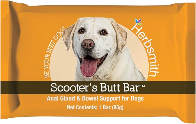 Scooter’s Butt Bars - Anal Gland and Bowel Support with Pumpkin Fiber for Dogs- Digestive Aid for Dogs - Dog Fiber Bars - Large Bar, Large Bar (for Dogs Over 30lbs)