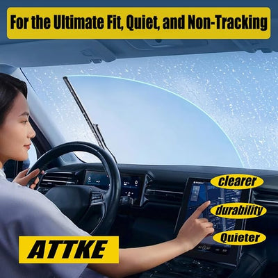 ATTKE 22" + 18" OEM Quality Front Windscreen Wiper Blades for Chevrolet Colorado 2015-2017/GMC Canyon 2015-2018 (Set of 2)