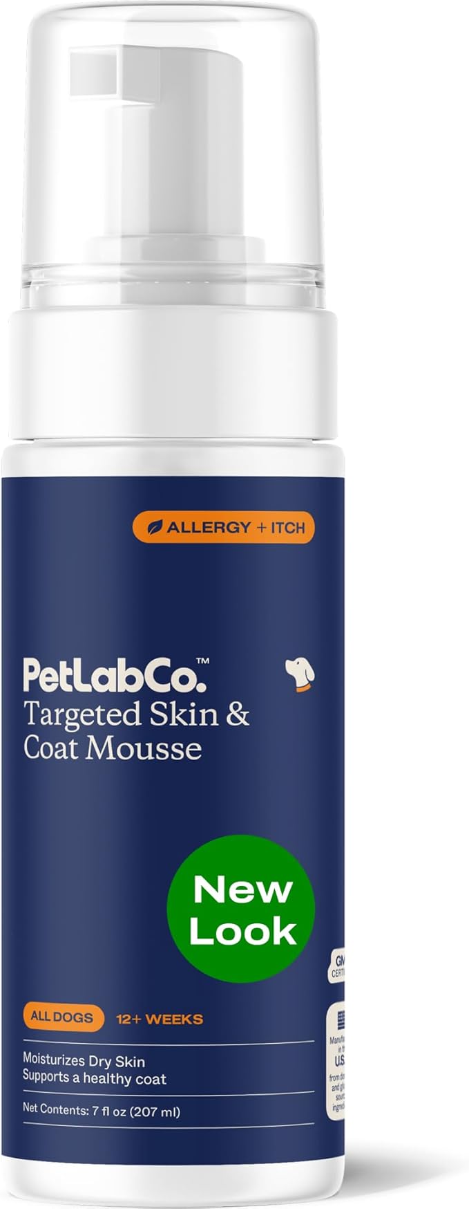 Itch Relief Mousse - Moisturize, Deodorize, & Support Dry Skin with This Dry Dog Shampoo. Unique Quick-Dry Formula, Coat Comfort, 7 Fl Oz