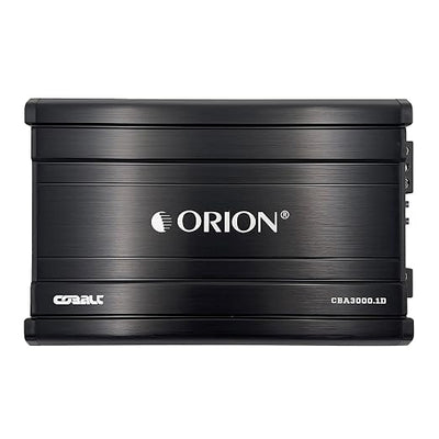 Orion Cobalt CBA3000.1D Monoblock 1-Channel Class D Amplifier for Car Subwoofer, 3000W Max, 800W RMS, 1/2/4 Ohm Stable, Adjustable Low Pass with Bass Boost, MOSFET Power Supply, Bass Knob Included
