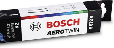 BOSCH 3397014818 AeroTwin Wiper Blade Combo Pack - Set of 2 (26" & 17") | Driver and Passenger Side Original Equipment Replacement Blades