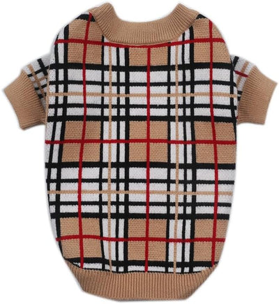 Everything Chic Luxury Dog Sweater – Soft Knit Designer Pet Outfit for Small Dogs & Puppies, XS–L, Stylish Warm Clothing for Yorkies, Chihuahuas, Dachshunds, Maltese, French Bulldog