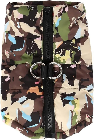 Winter Waterproof Windproof Dog Jacket - Warm Vest Coat for Small & Medium Dogs - Not Suitable for Big Dogs - Camouflage-2 Large