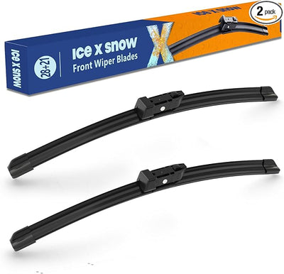 28"+21" Silicone Windshield Wiper Blades Replacement for Ford Transit-150/ Transit-250/ Transit-350/ Transit-350 HD 2023 2022 2021 2020-2015 Oem Quality All-Season Performance Wiper Blades